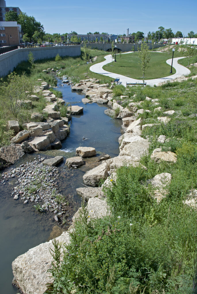Creative Stormwater Project Provides Community Amenity  slide